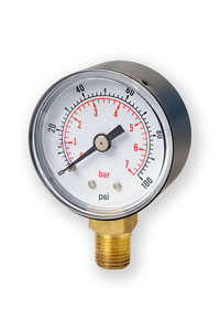 (003) 50mm Diameter HVAC Pressure Gauge